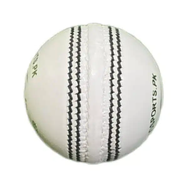 VOO Sports White Hardball || Leather ball || 2 piece ball